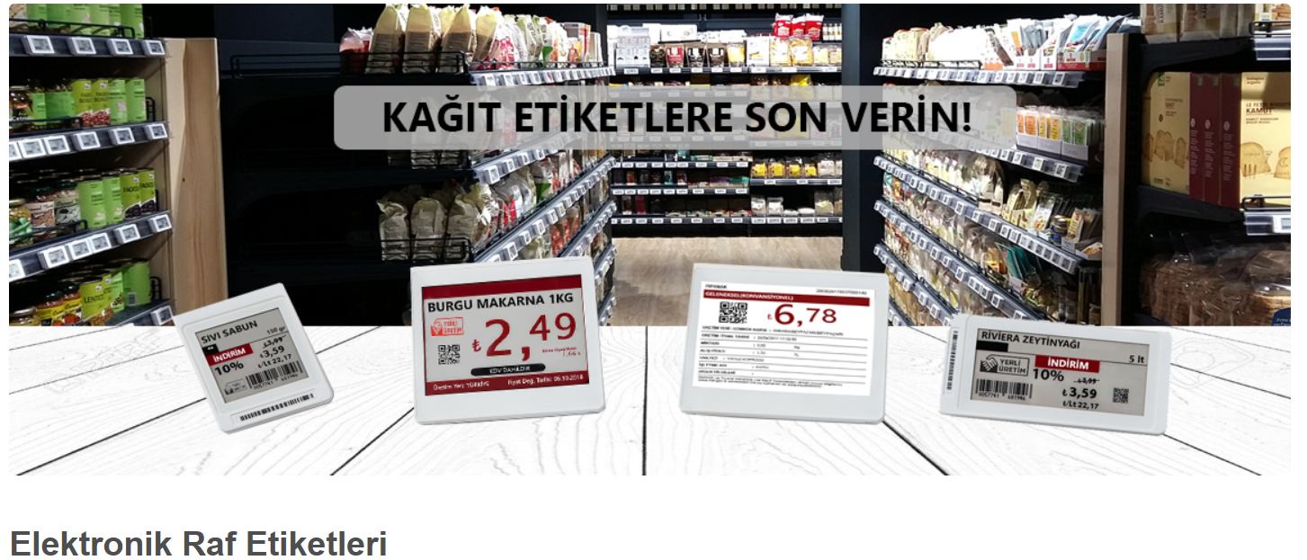 Elektronik raf etiketleri